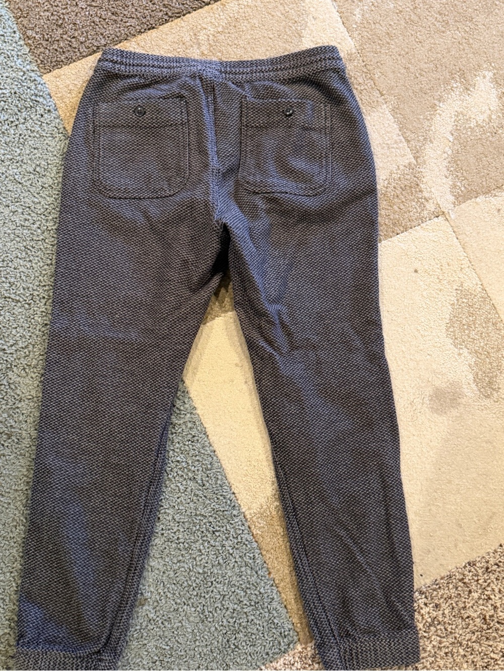 Taylor Stitch The Apres Pant Mens Medium Charcoal Gray Sashiko Lounge Casual - Picture 5 of 8